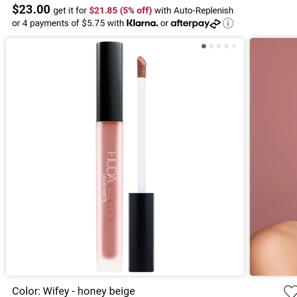 Huda Beauty Liquid Lipstick "Wifey" - Picture 3 of 4